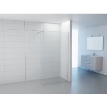 Paroi de douche fixe intemporelle 90cm chromé - INTEMPORELLE
